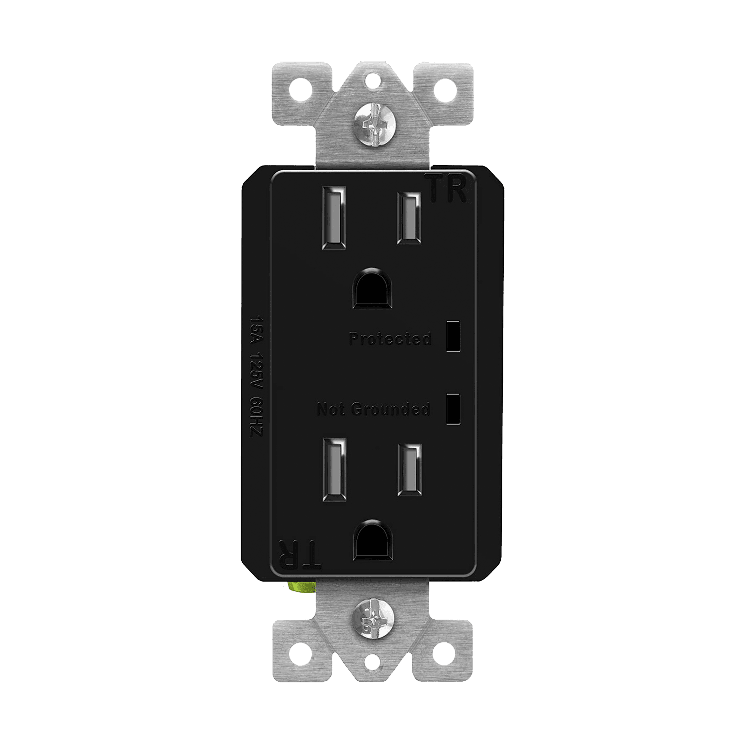 ENERLITES 61501-TRSS 15A tamper-resistant duplex receptacle with built-in surge suppressor 900 joules UL CUL listed