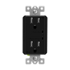 Residential Grade 15A Tamper-Resistant Duplex Receptacle with Surge Suppressor and LED Indicators