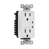 ENERLITES 61501-TRSS 15A tamper-resistant duplex receptacle with built-in surge suppressor 900 joules UL CUL listed