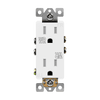 Decorator Style Tamper & Weather-Resistant Duplex Receptacle 15A | Indoor Outdoor Electrical Outlet