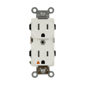 Industrial Grade Isolated Ground Heavy Duty 15A Duplex Receptacle, 5-15R