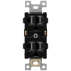 Enerlites 61540 commercial grade 15A duplex receptacle, UL listed, thermoplastic construction with back and side wiring