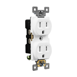 15 Amp Duplex Receptacle | Tamper Resistant | 125V | Industrial Grade