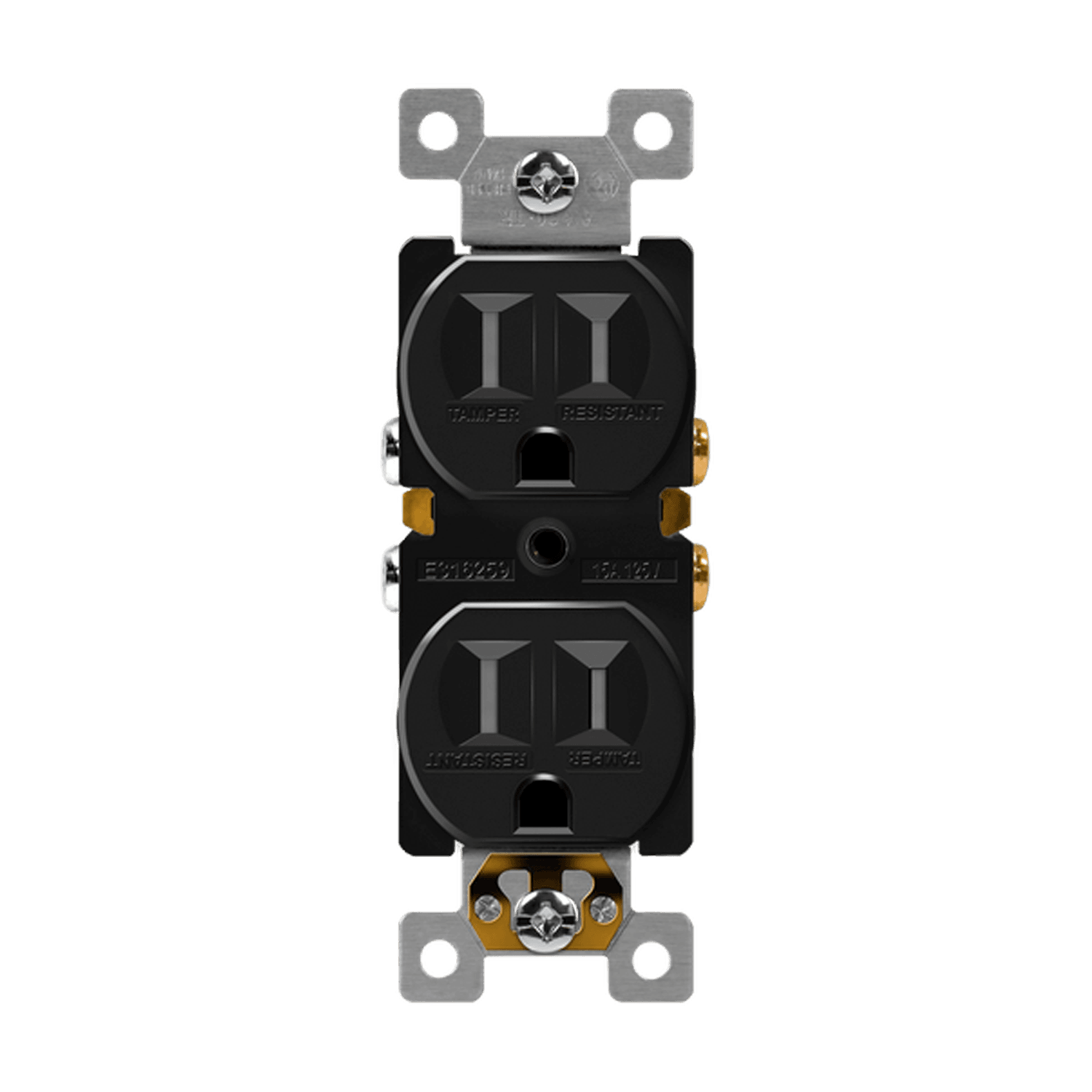 Tamper-Resistant Duplex Receptacle, Enerlites 61580-TR – UL Listed