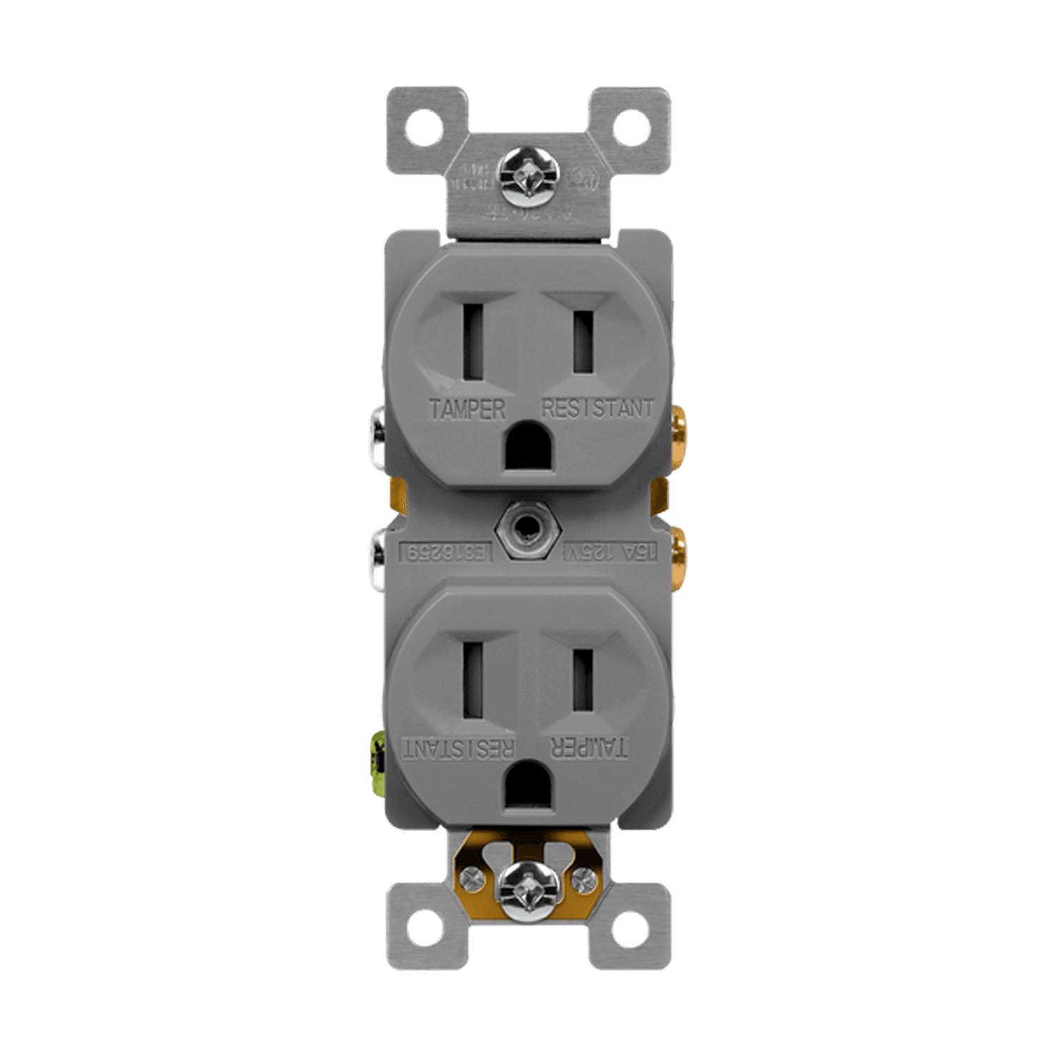 Tamper-Resistant Duplex Receptacle, Enerlites 61580-TR – UL Listed
