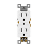 Enerlites 61580-TR Tamper-Resistant Duplex Receptacle – Front View