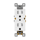 Enerlites 61580-TR Tamper-Resistant Duplex Receptacle – Front View