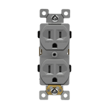 Residential Grade 15A Tamper and Weather Resistant Duplex Receptacle 5-15R | Self-Grounding Outdoor Outlet