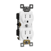 Residential Grade 15A Tamper and Weather Resistant Duplex Receptacle 5-15R | Self-Grounding Outdoor Outlet