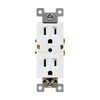 Enerlites 61580 residential 15A self-grounding duplex receptacle