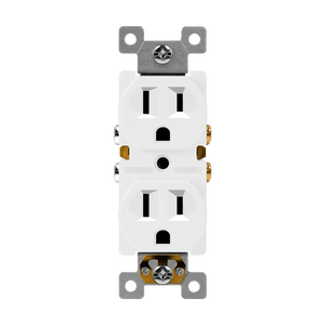 Enerlites 61580 residential 15A self-grounding duplex receptacle - Available at Electrical Marketplace