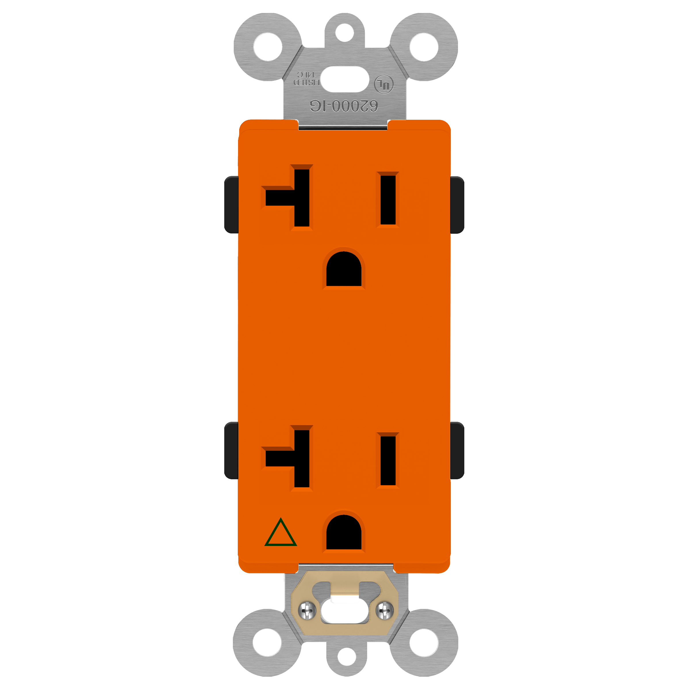 ENERLITES 62000-IG isolated ground 20A decorator duplex receptacle