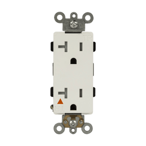 20 Amp Decorator Receptacle | Tamper Resistant | Isolated | 125V | Industrial Grade