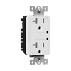 20Amp Duplex Receptacle | Tamper Resistant with Surge Suppressor | 125V | 5-20R | Residential Grade