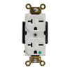 ENERLITES 62021 hospital grade 20A receptacle, NEMA 6-20R, UL listed, impact-resistant thermoplastic