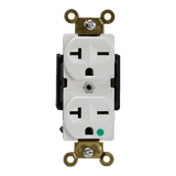 ENERLITES 62021 hospital grade 20A receptacle, NEMA 6-20R, UL listed, impact-resistant thermoplastic