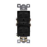 Enerlites 62040 duplex receptacle with break-off tabs and plaster ears