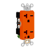 ENERLITES 62050-IG isolated ground decorator duplex receptacle 20A NEMA 6-20R UL listed for hospitals and commercial use