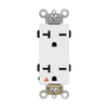 ENERLITES 62050-IG isolated ground decorator duplex receptacle 20A NEMA 6-20R UL listed for hospitals and commercial use