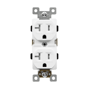ENERLITES 62080-TR industrial grade 20 amp NEMA 5-20R tamper-resistant duplex receptacle - Available at Electrical Marketplace