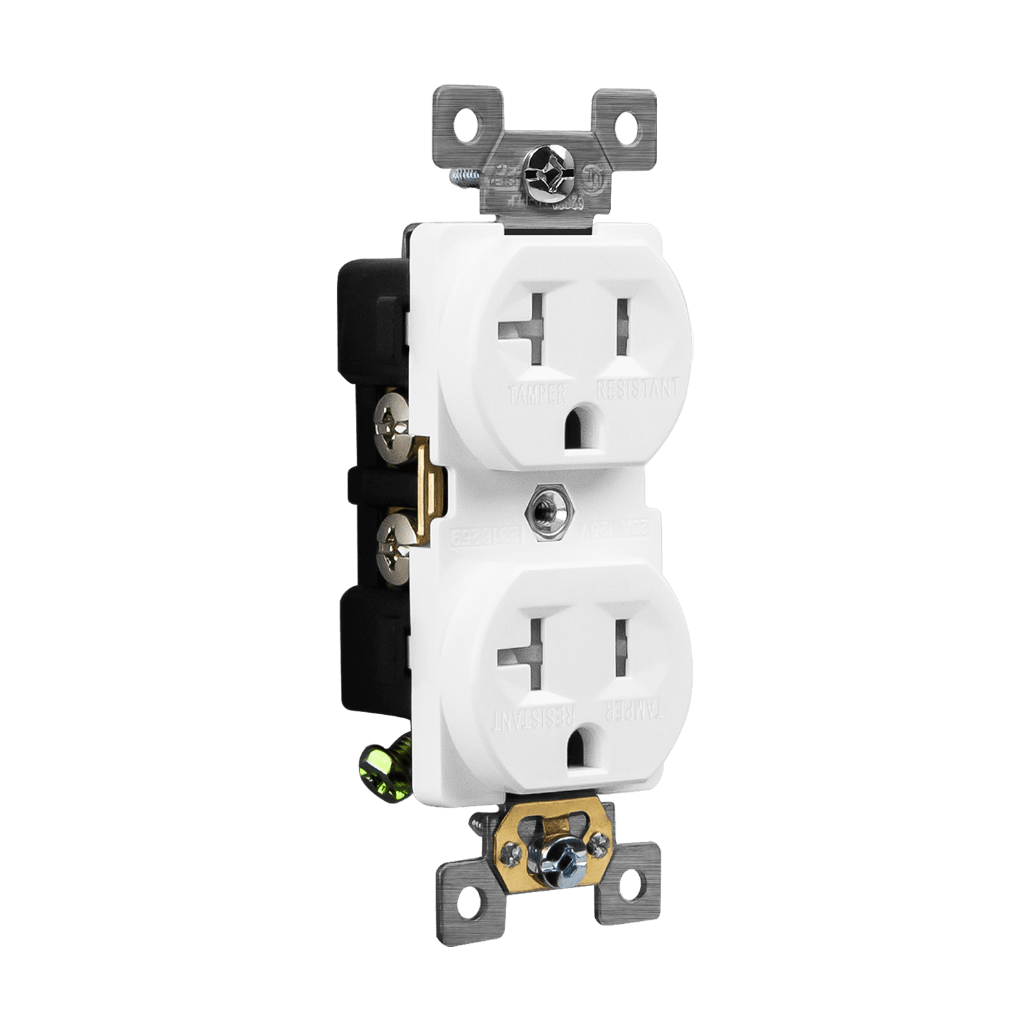 ENERLITES 62080-TR industrial grade 20 amp NEMA 5-20R tamper-resistant duplex receptacle
