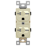 20 Amp Duplex Receptacle | 250V | 6-20R | Industrial Grade | Enerlites 62081