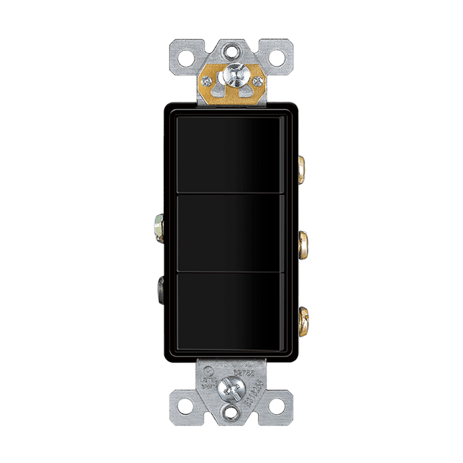 15 Amp 3-Gang Decorator Rocker Switch | 120V | Commercial Grade | Enerlites 62755