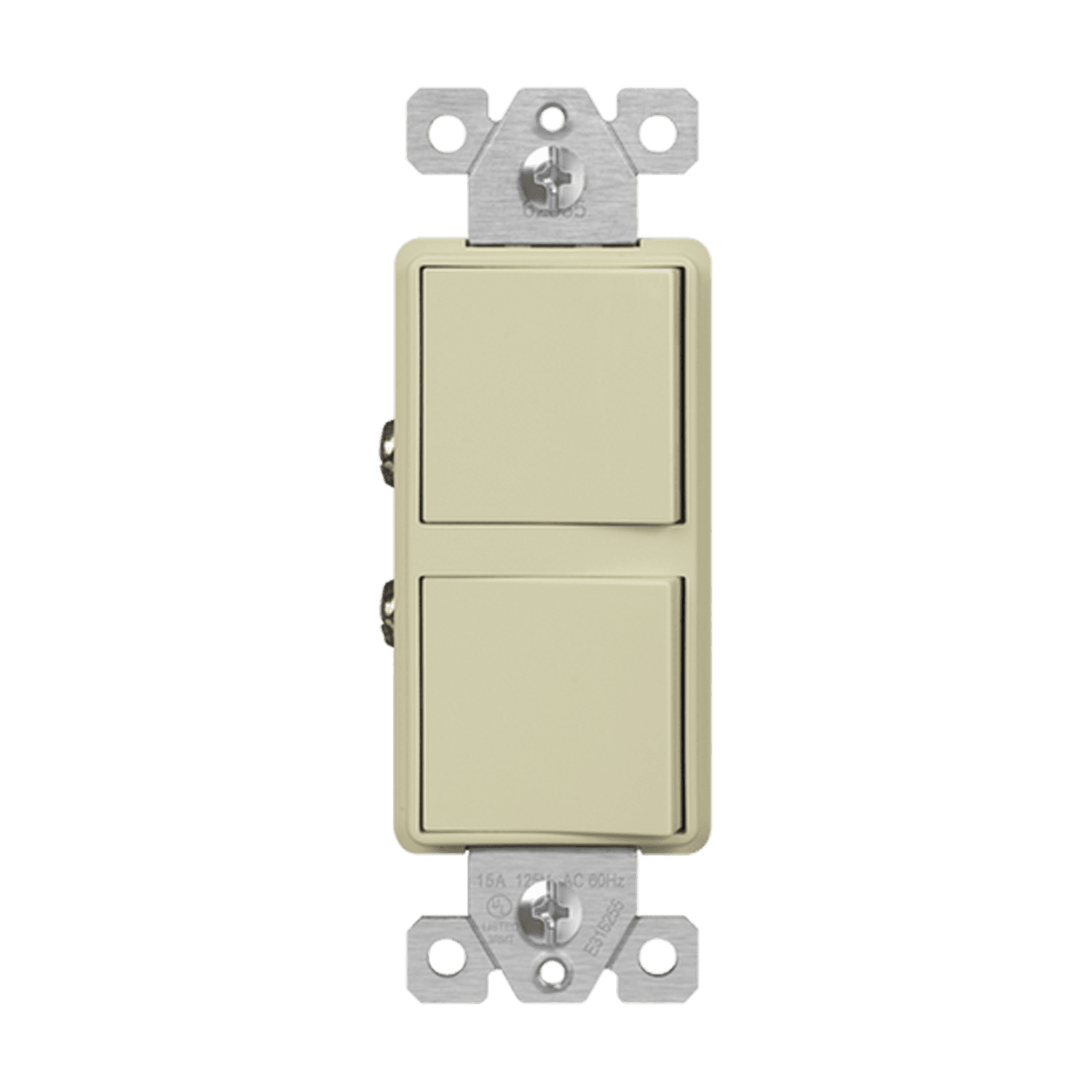 Enerlites 62835 Dual Rocker 3-Way Switch – Back Wired