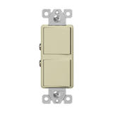 Enerlites 62835 Dual Rocker 3-Way Switch – Back Wired