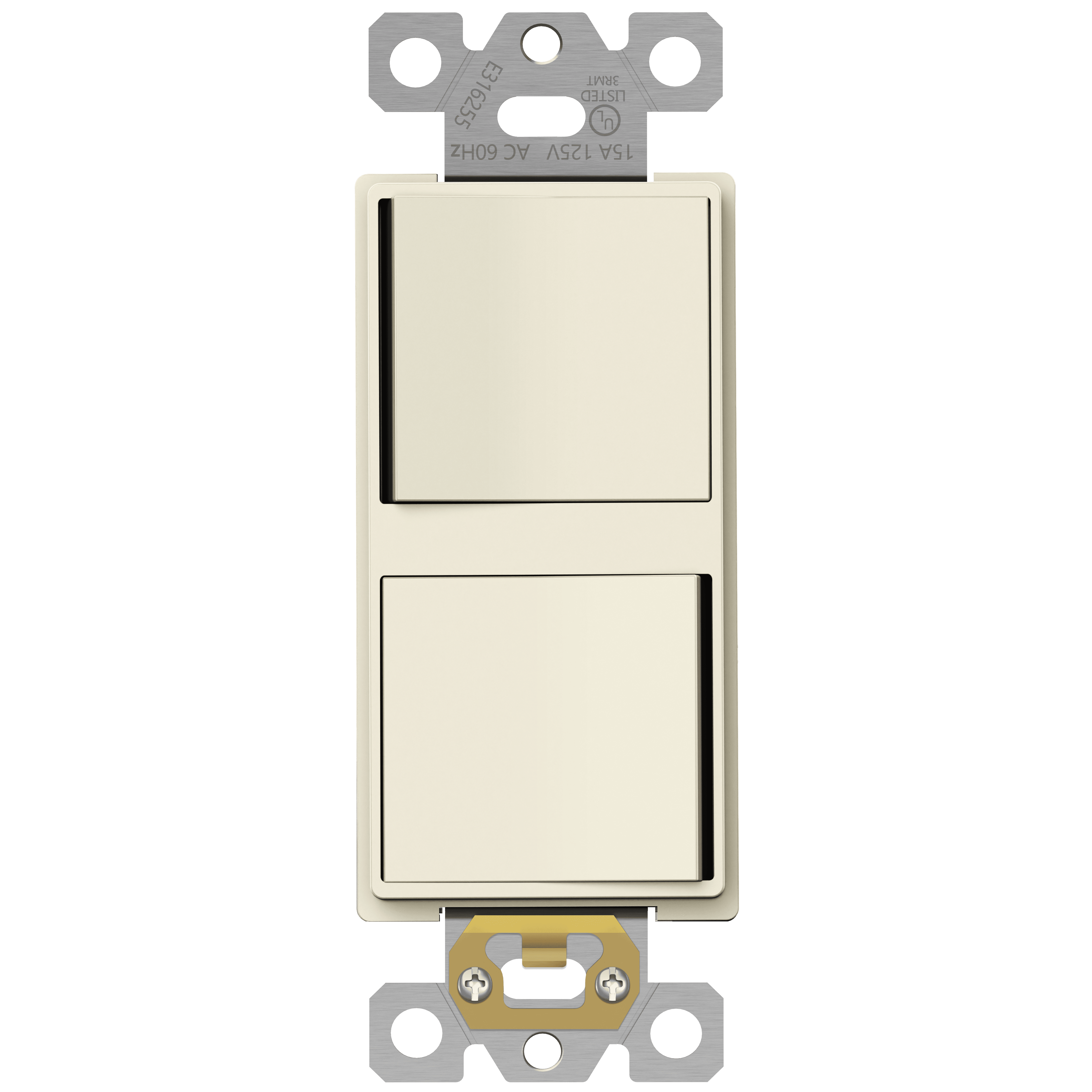 15Amp Dual 3-Way Decorator Switch | 120V | Residential Grade | Enerlites 62835
