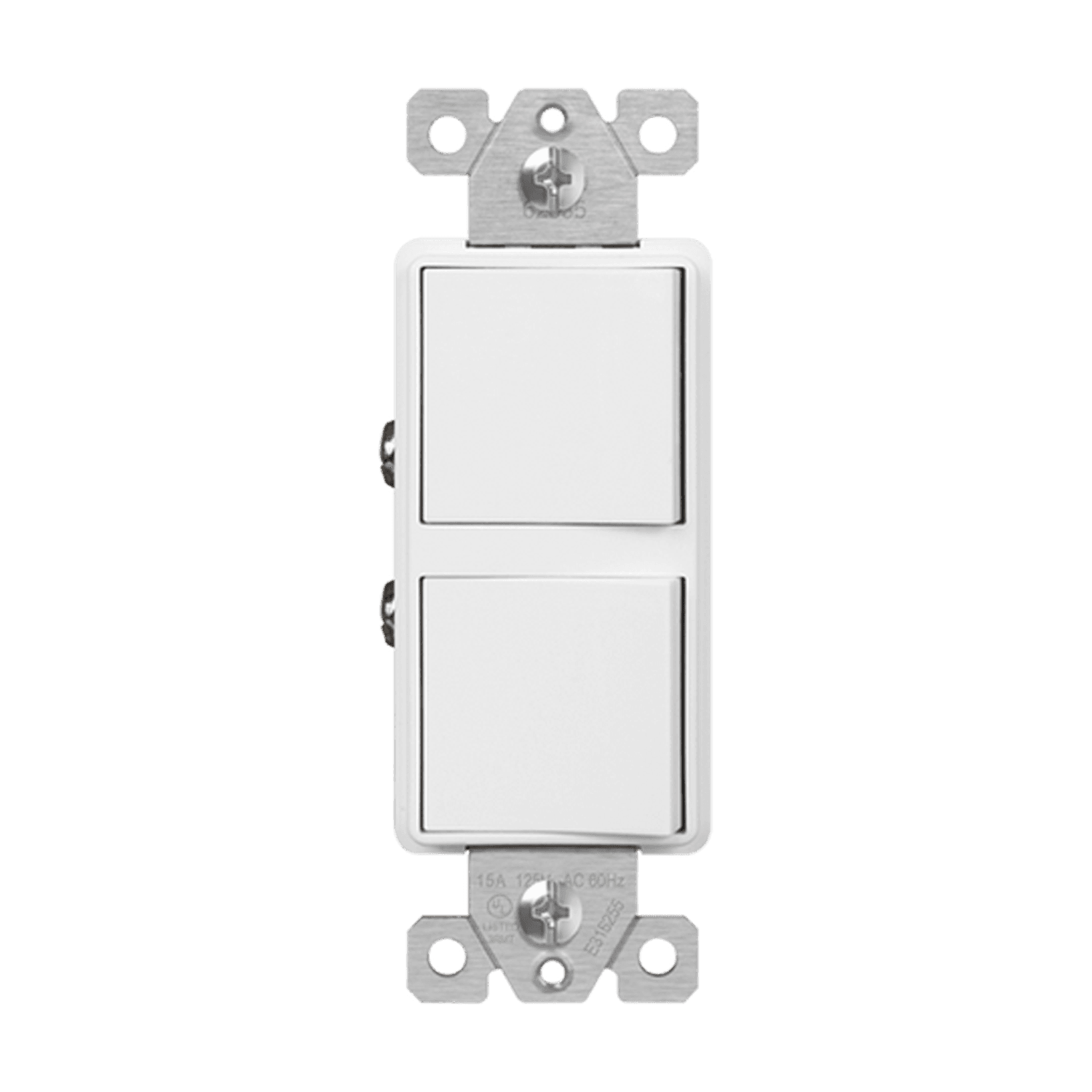 15Amp 3-Way 2-Gang Decorator Switch | 120V | Residential Grade