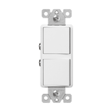 Enerlites 62835 Dual Rocker 3-Way Switch – Back Wired