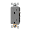 ENERLITES 63150-TR industrial grade 15 amp NEMA 5-15R decorator tamper-resistant duplex receptacle