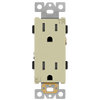 ENERLITES 63150-TR industrial grade 15 amp NEMA 5-15R decorator tamper-resistant duplex receptacle