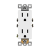 ENERLITES 63150-TR industrial grade 15 amp NEMA 5-15R decorator tamper-resistant duplex receptacle