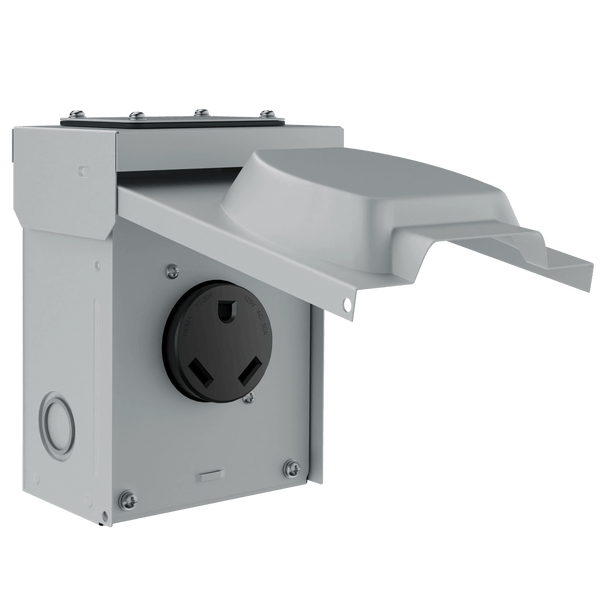 30Amp Outdoor Receptacle Box | TT-30R | Weather Resistant | Industrial Grade