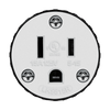 Industrial Straight Blade Locking Connector | NEMA 5-15C