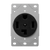 Industrial Grade, Flush Mount Receptacle, 30A, 125/250V 3-Pole, 4-Wire Grounding, NEMA 14-30R