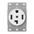 Industrial Flush Mount Receptacle | NEMA 14-30R