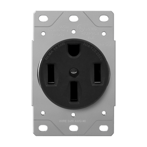 50Amp Flush Mount Receptacle | 125/250VAC | 14-50R | RVs and EV Chargers | Industrial Grade - Available at Electrical Marketplace