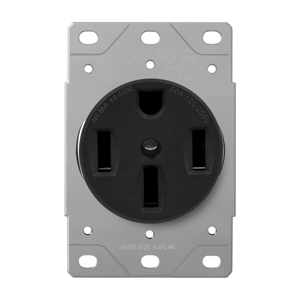 Industrial Flush Mount Receptacle | NEMA 14-50R