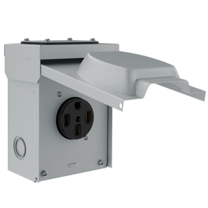50Amp Outdoor Receptacle Box | 14-50R | Weather Resistant | Commercial Grade - Available at Electrical Marketplace