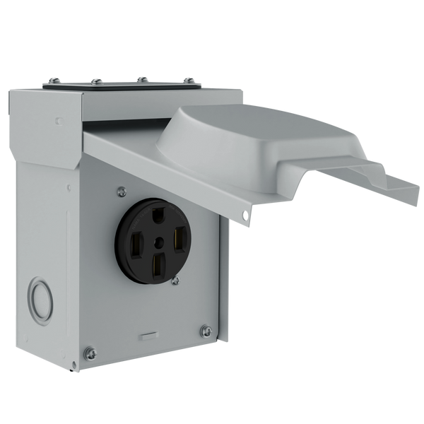 50Amp Outdoor Receptacle Box | 14-50R | Weather Resistant | Commercial Grade