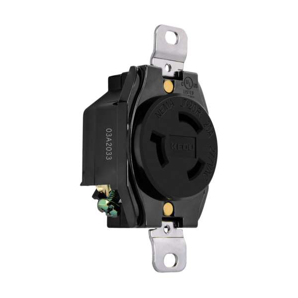 ENERLITES 66510 20A industrial grade locking receptacle L7-20R