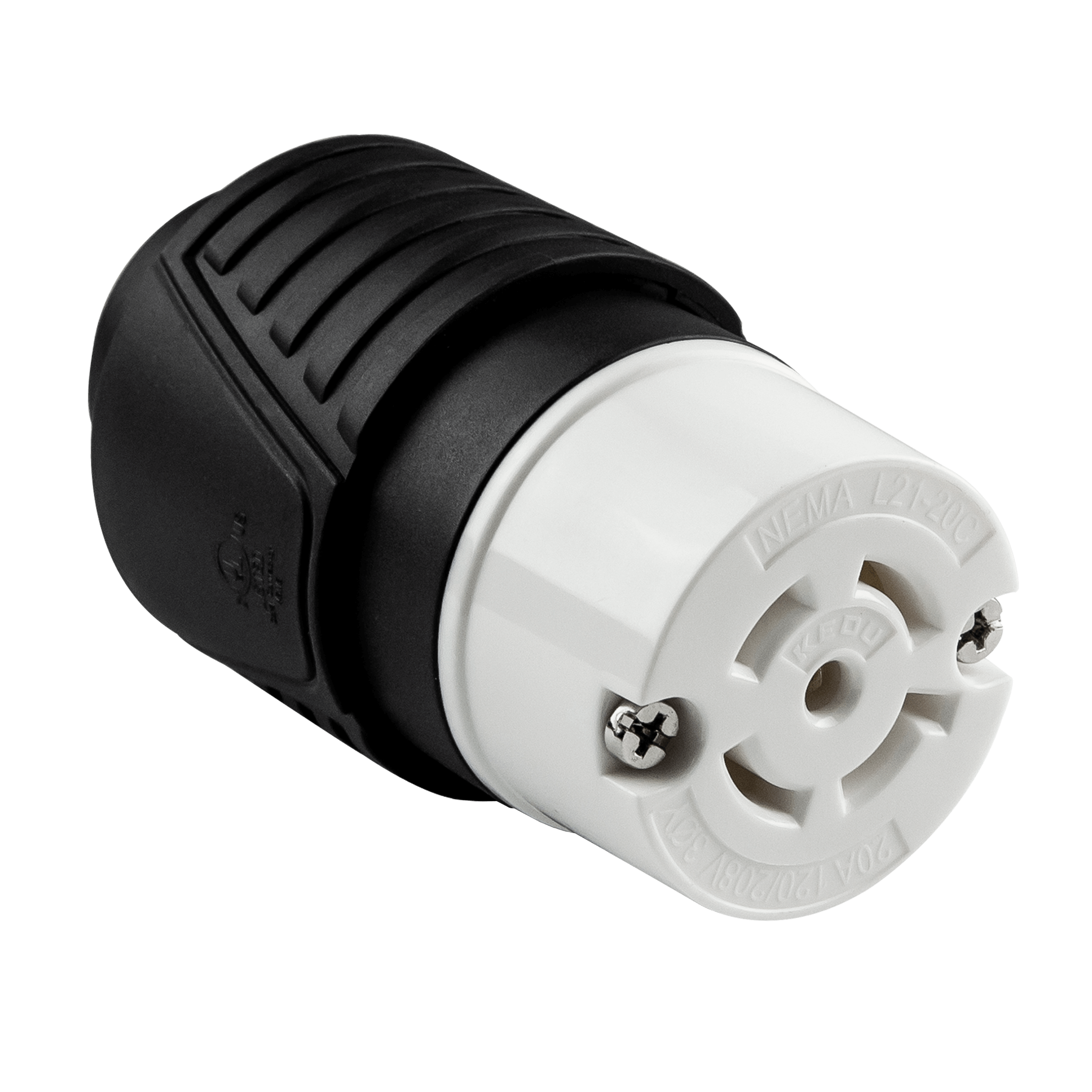 Industrial Straight Blade Locking Connector | 20 amp, 120/208V | NEMA