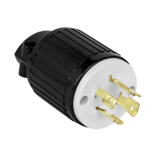 Industrial Grade Locking Plug, 20A, L15-20P