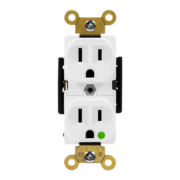 15 Amp Duplex Receptacle | 125V | Hospital Grade