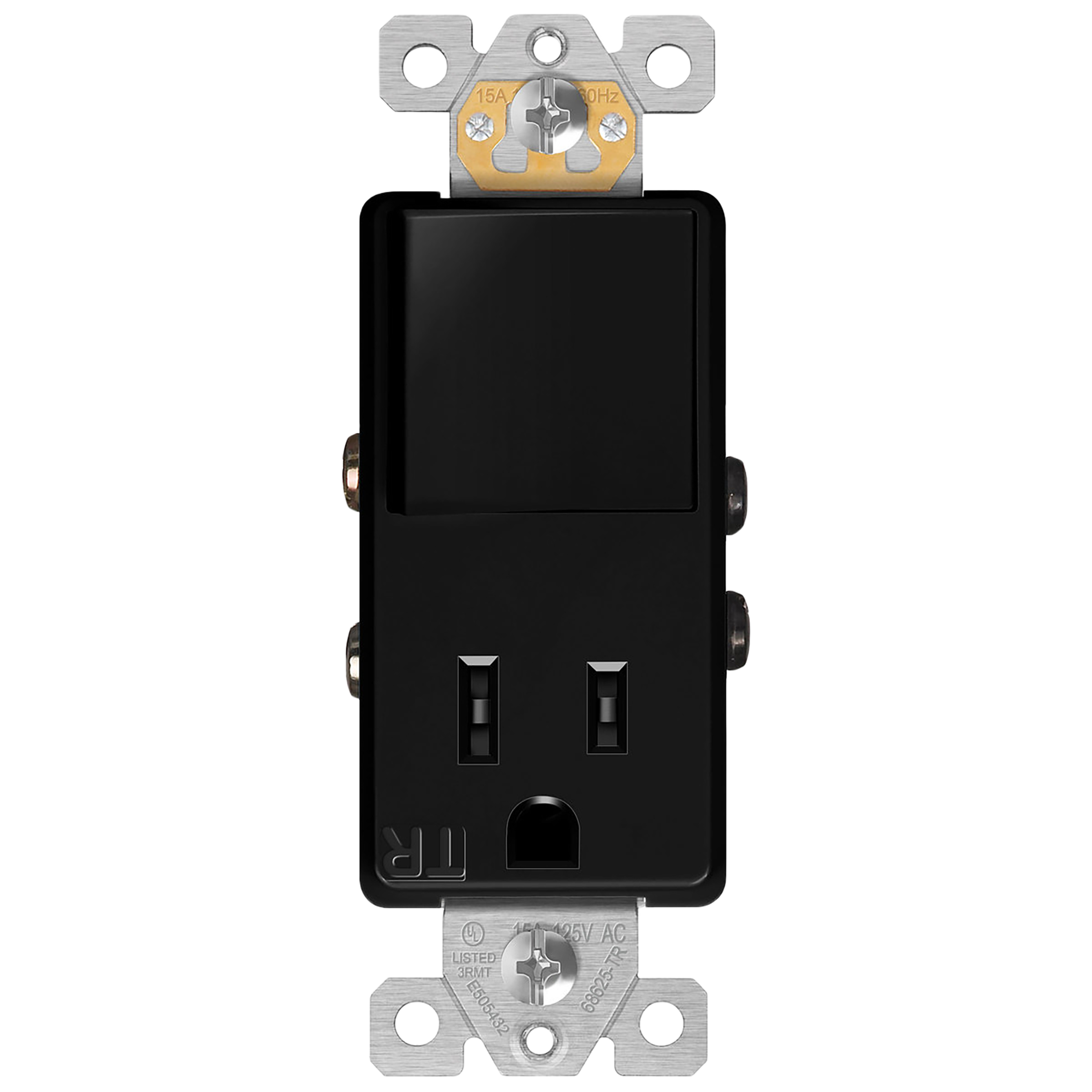 Tamper-Resistant Shutters on Enerlites 68625-TR Receptacle