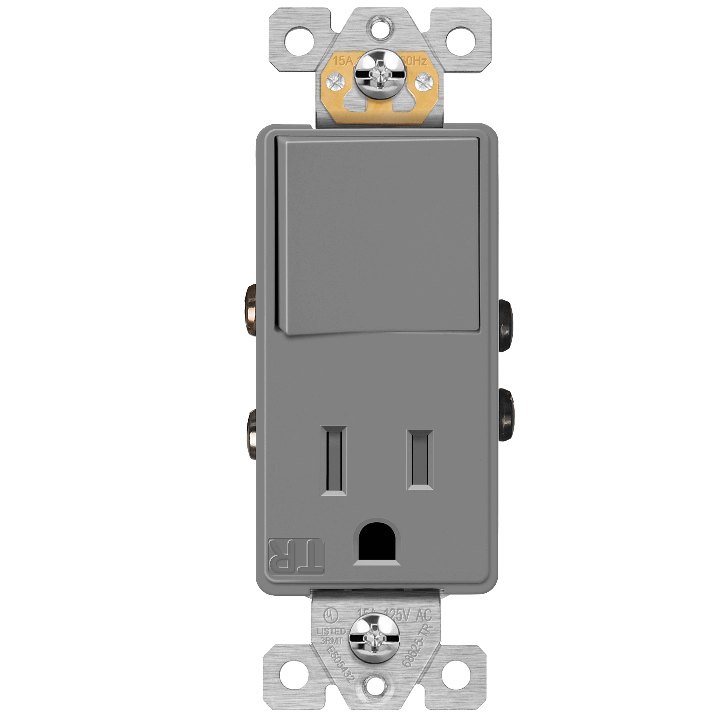 Single-Pole Combination Device Side View Showing Wiring Terminals