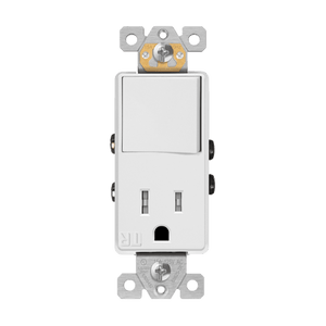 Enerlites 68625-TR Combination 15A Switch & Tamper-Resistant Receptacle - Available at Electrical Marketplace